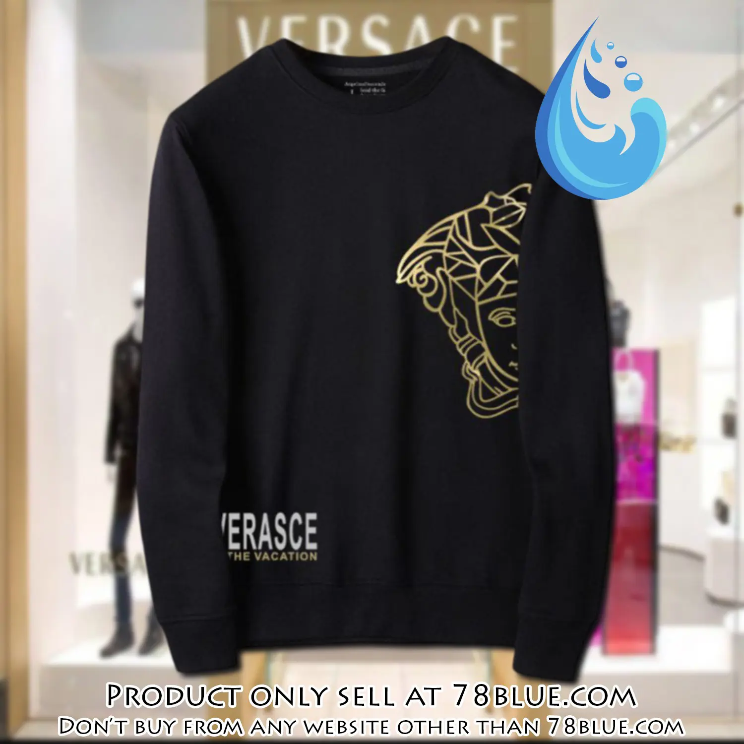 Versace luxury ugly sweater for winter lzu1421 78b1638617